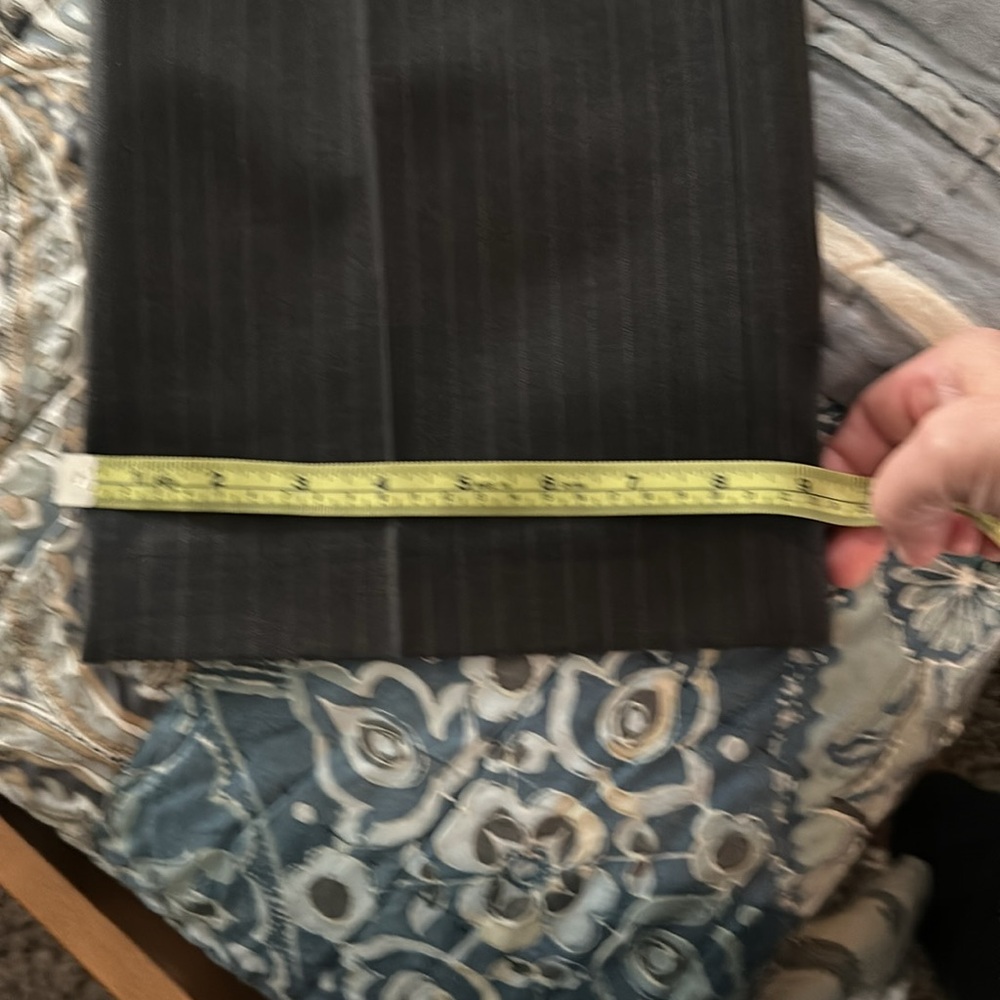 Ann Taylor Factory Black Pinstripe Wide Leg Pants - Picture 3 of 3